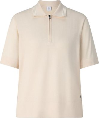 Bogner Maureen virgin wool polo shirt for women - Cream - 34