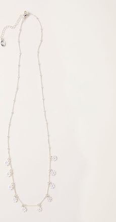 Fat Face FatFace Silver Tone Daisy Necklace