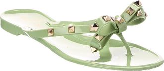 Valentino Rockstud Rubber Sandal
