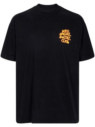 ANTI SOCIAL SOCIAL CLUB Low Brow cotton T-shirt - men - Cotton - M - Black