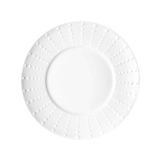 Medard De Noblat Plato de postre (x6) Porcelana de Limoges Blanco