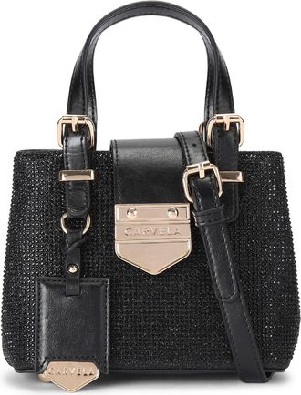 Carvela Womens Maria Disco Micro Bag - Black Fabric - One Size