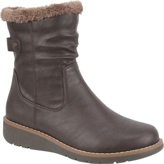 Jo & Joe Ladies Chelsea Ankle Boots - Lightweight Pull-on with Side Gusset & Wedge Sole Sizes 4-8 (Brown 1, UK Footwear Size System, Adult, Women, Numeric, Med