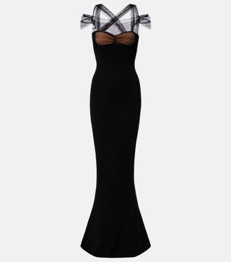 Nensi Dojaka Draped maxi dress