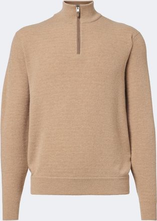 Canali Jersey de punto de lana y cachemir con cremallera