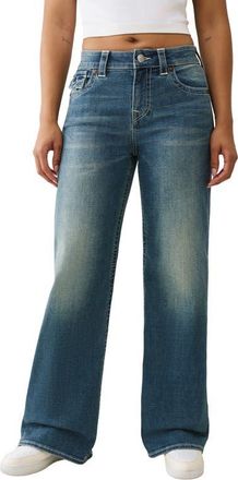 True Religion Bobbi Baggy Jeans in Honey Crisp at Nordstrom, Size 24