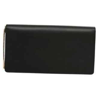 Ferragamo Pre-owned Leren Schoudertas - Dames - Pre-owned - Zwart - Maat: ONE Size Leer