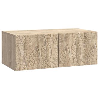 vidaXL Mueble De Tv De Pared 59,5 X 41 X 30 Cm Roble Sonoma Vidaxl