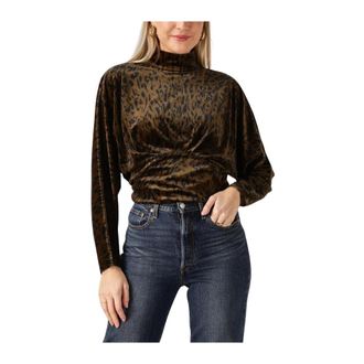 Another Label Dames, Blouses & Shirts, Bruin, Maat: M Poliester