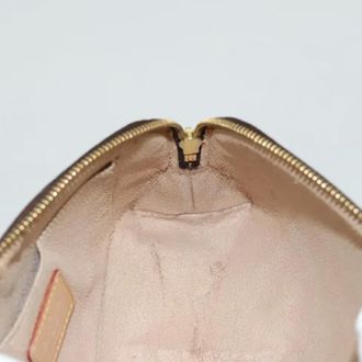 Louis Vuitton Pre-owned Clutches, female, Brown, Size: ONE SIZE Pre-owned Canvas Pouch