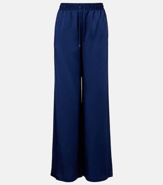 Stella McCartney Satin wide-leg pants