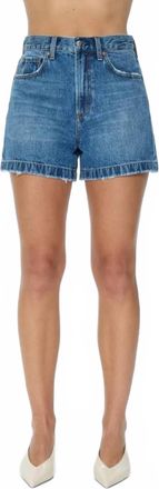 Pistola Denim Womens High Rise A-Line Short In Wishbone