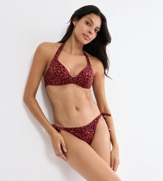 Triumph Bikini-Hose TRIUMPH Midnight Swim Tai, Damen, Gr. 36, N-Gr, braun combination, Microfaser, Obermaterial: 82% Polyamid, 18% Elasthan, Badehosen Bikini-