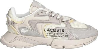 Lacoste L003 Neo Sneakers - Dames - Sneakers - Beige - 36 EU - Leer - Schoenen