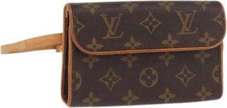 Louis Vuitton Pre-owned Cross Body Bags, female, Brown, Size: ONE SIZE Pre-owned Canvas Cross Body Bag