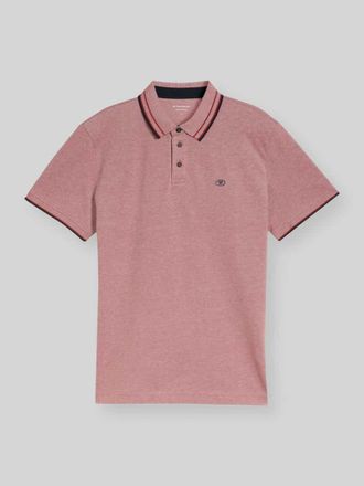 Tom Tailor Regular Fit Poloshirt aus reiner Baumwolle in Rot, Gr&ouml;&szlig;e XXXL