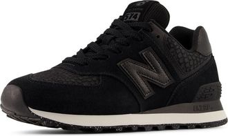 New Balance Womens 574 V2 Sneaker, Black/Metallic Black, 5 UK
