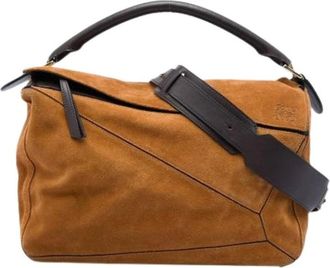 Loewe Pre-owned Borsa a Spalla Puzzle - - Pre-owned - Donna - Marrone - ONE SIZE