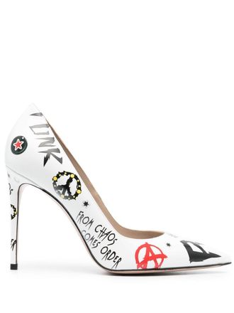 Le Silla Pumps Eva Punk 110mm - Bianco