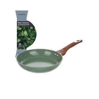 KASANOVA Padella 24 cm in ceramica verde New Ceramic