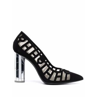 Ferragamo Ladies Black Heels, US Size 9.5