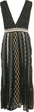 Missoni 2024 wave-patterned dress - Black