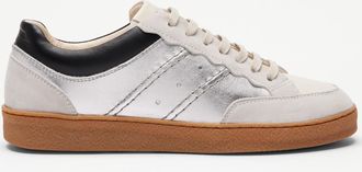Russell & Bromley ROLLER Scalloped Lace Up Trainer
