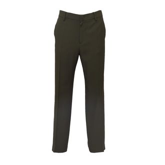 N&deg;21 Straight-Leg Trousers with Mid-Rise Waistband and Concealed Pockets