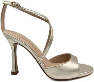Roberto Festa Milano Stijlvolle Sandalen met Verhoging - Dames - Sandalen met hakken - Geel - 38 EU - Schoenen