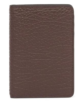 Maison Margiela numbers-motif cardholder - unisex - Calf Leather - One Size - Brown