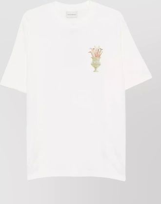 Dr&ocirc;le de Monsieur mens graphic print cotton t shirt