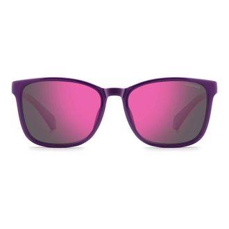 Polaroid Sunglasses, unisex, Purple, Size: 49 MM PLD 8077/S Sunglasses