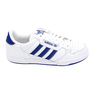 adidas Gestreepte Leren Veters Rubberen Zool Sneaker - Heren - Skateschoenen - Wit - 44 EU - Fitness