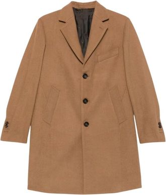 Daniele Alessandrini Abrigo de un solo pecho - Coats - Hombre - Beige - 2XL