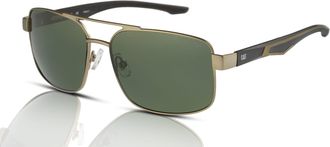CAT Caterpillar CTS-8024 Mens Sunglasses 014P Matte Khaki/Vintage Green