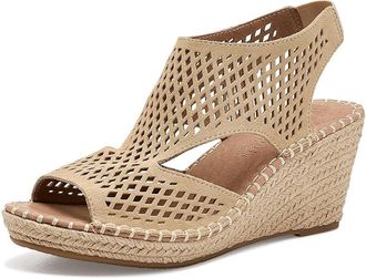 Gentle Souls Cody Perf Womens Wedge Shoes Crossiant Suede : 8.5 M, Leather/Suede