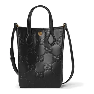 Gucci Tassen, Dames, Zwart, ONE Size, Leer, Mini Schoudertas