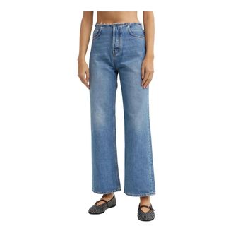 Haikure Korea WB Jeans - Dames - Regular Fit Jeans - Blauw - W25 - Katoen - Jeans