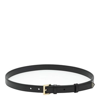 Prada Cintura - Dames - Riemen - Zwart - 90 CM - Leer - Accessoires