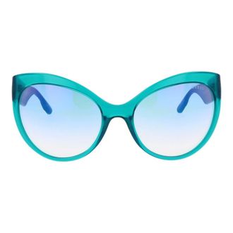Guess Stainless Steel Zonnebril - Dames - Accessoires - Blauw - Maat: ONE Size