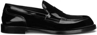 Dolce & Gabbana Loafer in lakleer van kalfsleer - Heren - Loafers - Zwart - 43 EU - Leer - Schoenen