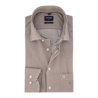 Olymp Olymp, Overhemden, Heren, Bruin, 5Xl, Katoen, Luxor Modern Fit Business Shirt