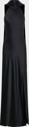 Nicholas Isa Draped Halter Gown