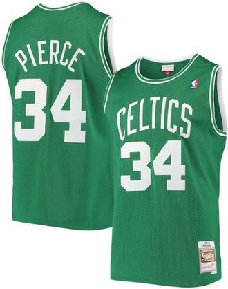 Mitchell & Ness Mens Mitchell & Ness Paul Pierce Kelly Green Boston Celtics Hardwood Classics Swingman Jersey at Nordstrom, Size Small