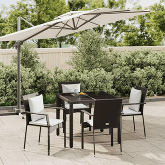 vidaXL Furniture Limited - Set De Muebles Jard&iacute;n 5 Pzas Con Cojines
