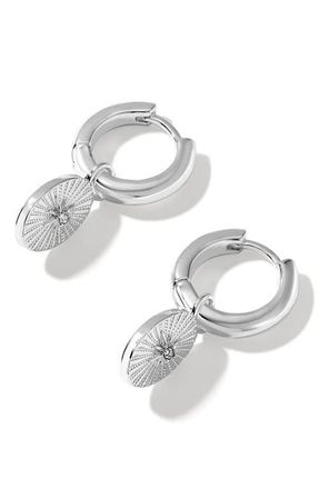 Miranda Frye Amanda Huggie Earrings in Silver at Nordstrom
