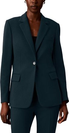 Calvin Klein One-Button Notch Collar Jacket