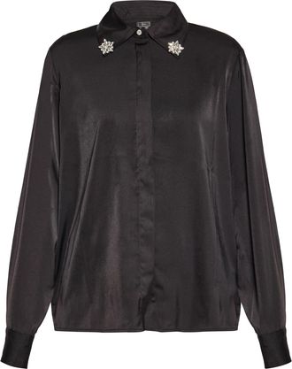 Faina overhemdblouse Dames zwart