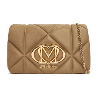 Love Moschino Dames, Tassen, Beige, Maat: ONE Size Su&egrave;de