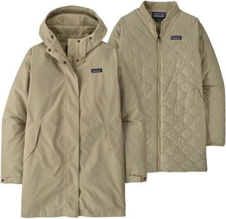 Patagonia Heyes Peak 3-In-1 Parka Doppeljacke f&uuml;r Damen | beige